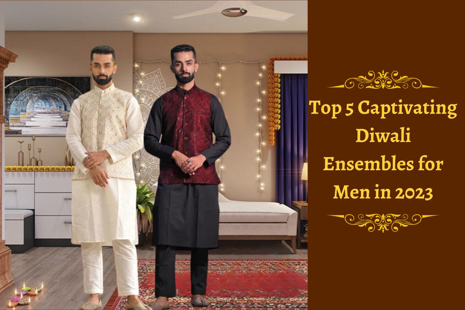 Dress to Impress: Elevate Men's Diwali Fashion in 2023