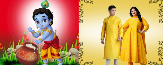 Sartorial Splendor: Janmashtami-Inspired Fashion Delight