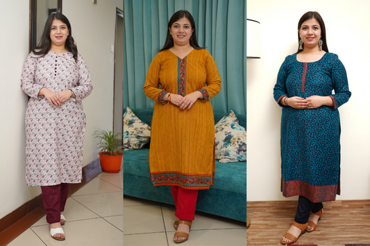 Top 3 Woolen Kurta Sets for Plus-Size Women This Winter