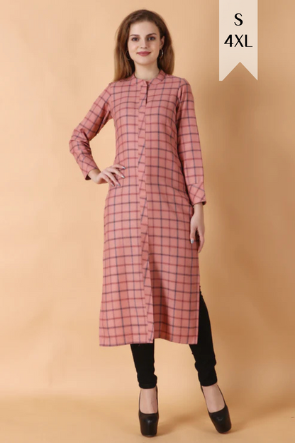 Snow Blush Woollen Kurta