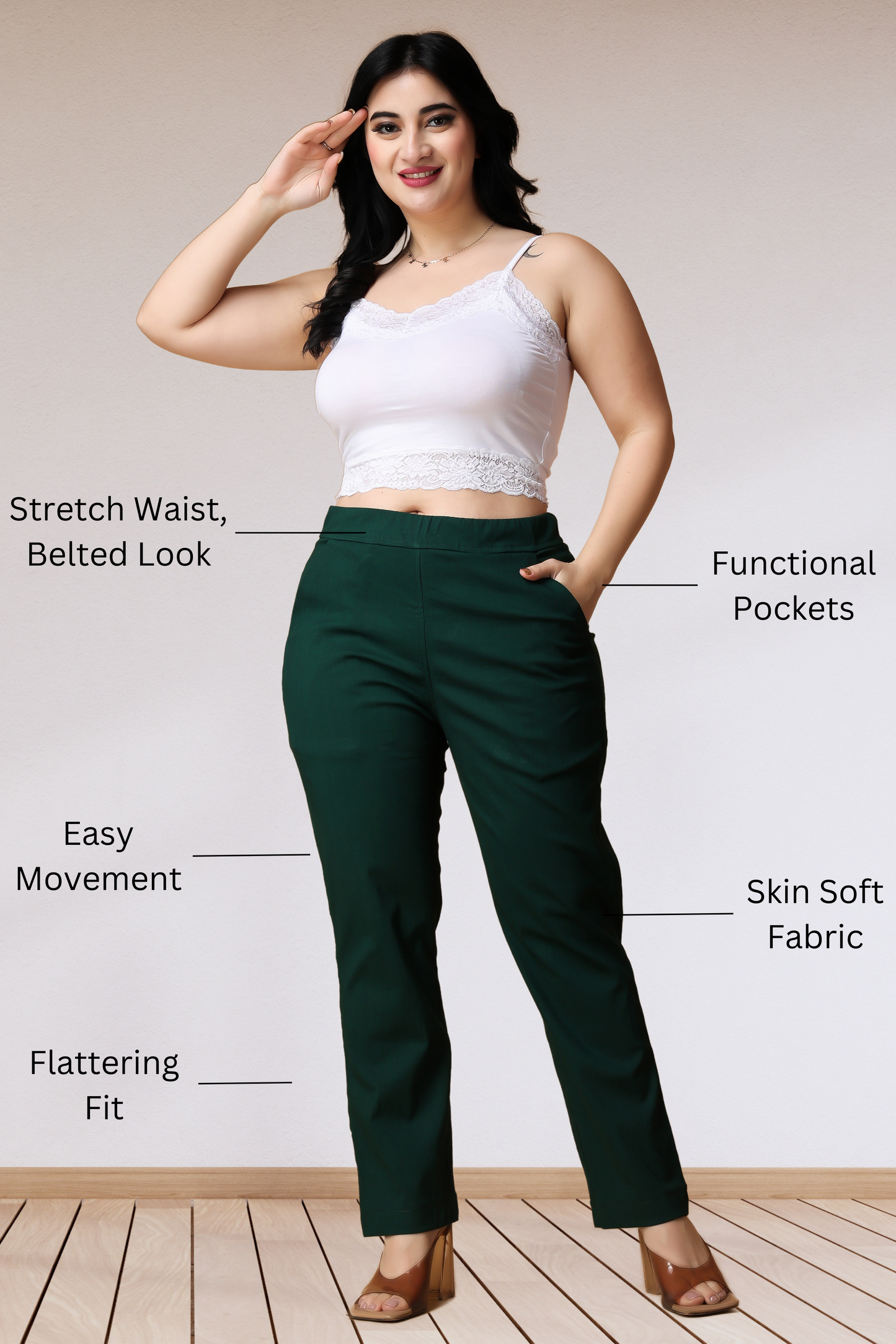 Stretchable Pants For Ladies