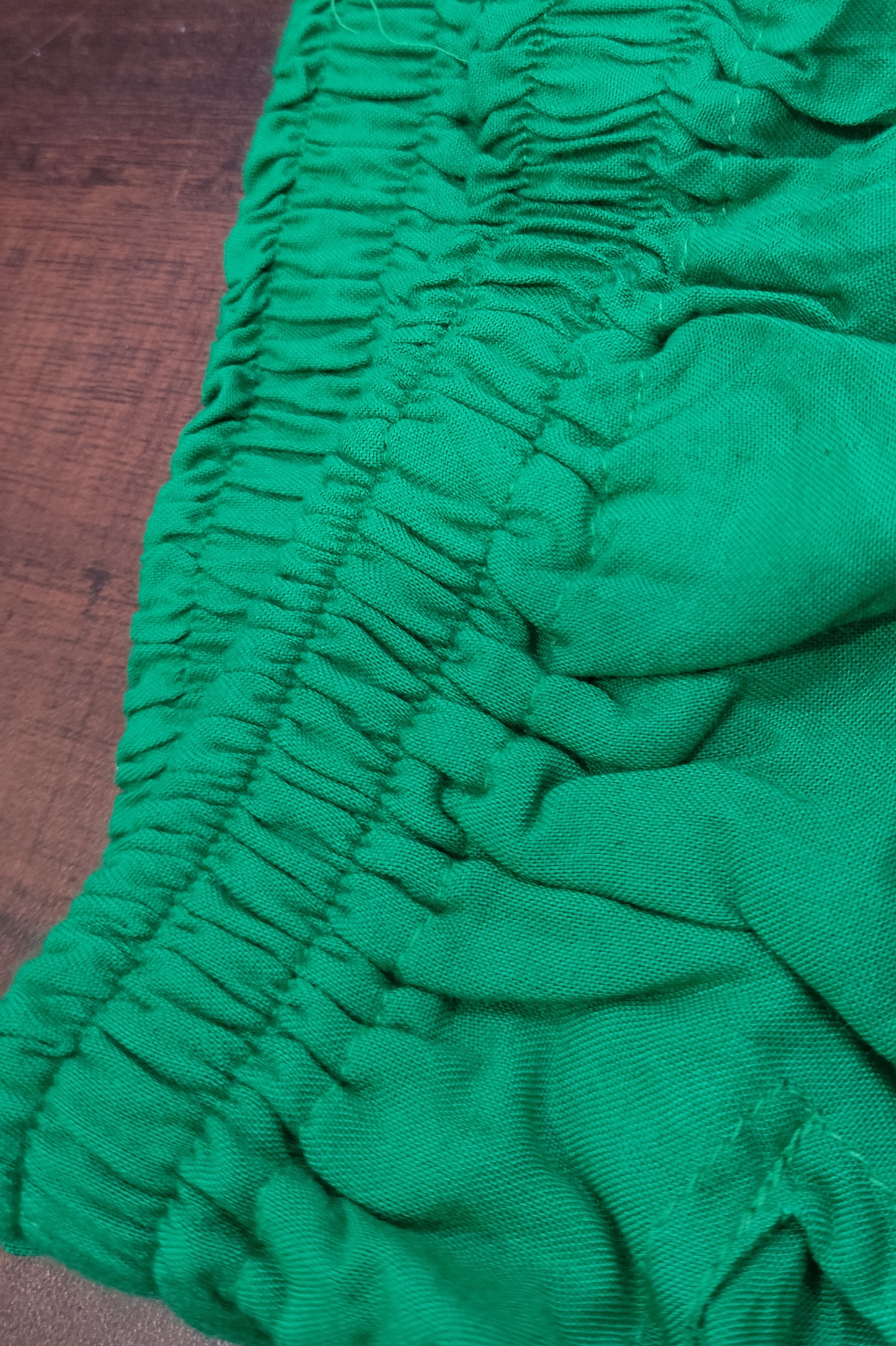 Dark Green Detailed Rayon Palazzo