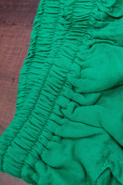 Dark Green Detailed Rayon Palazzo