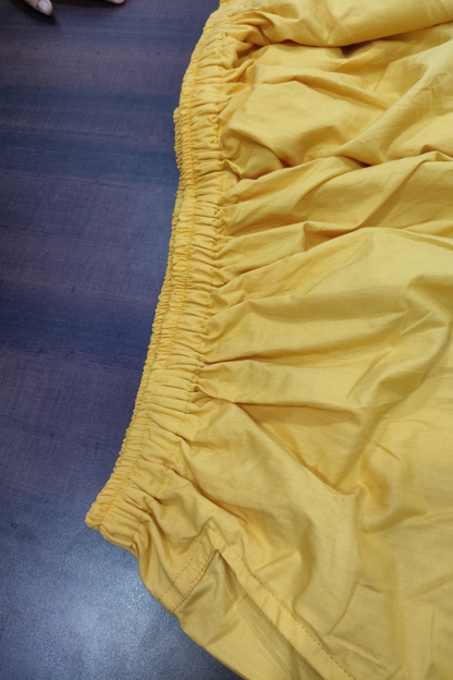 Yellow Cotton Palazzo