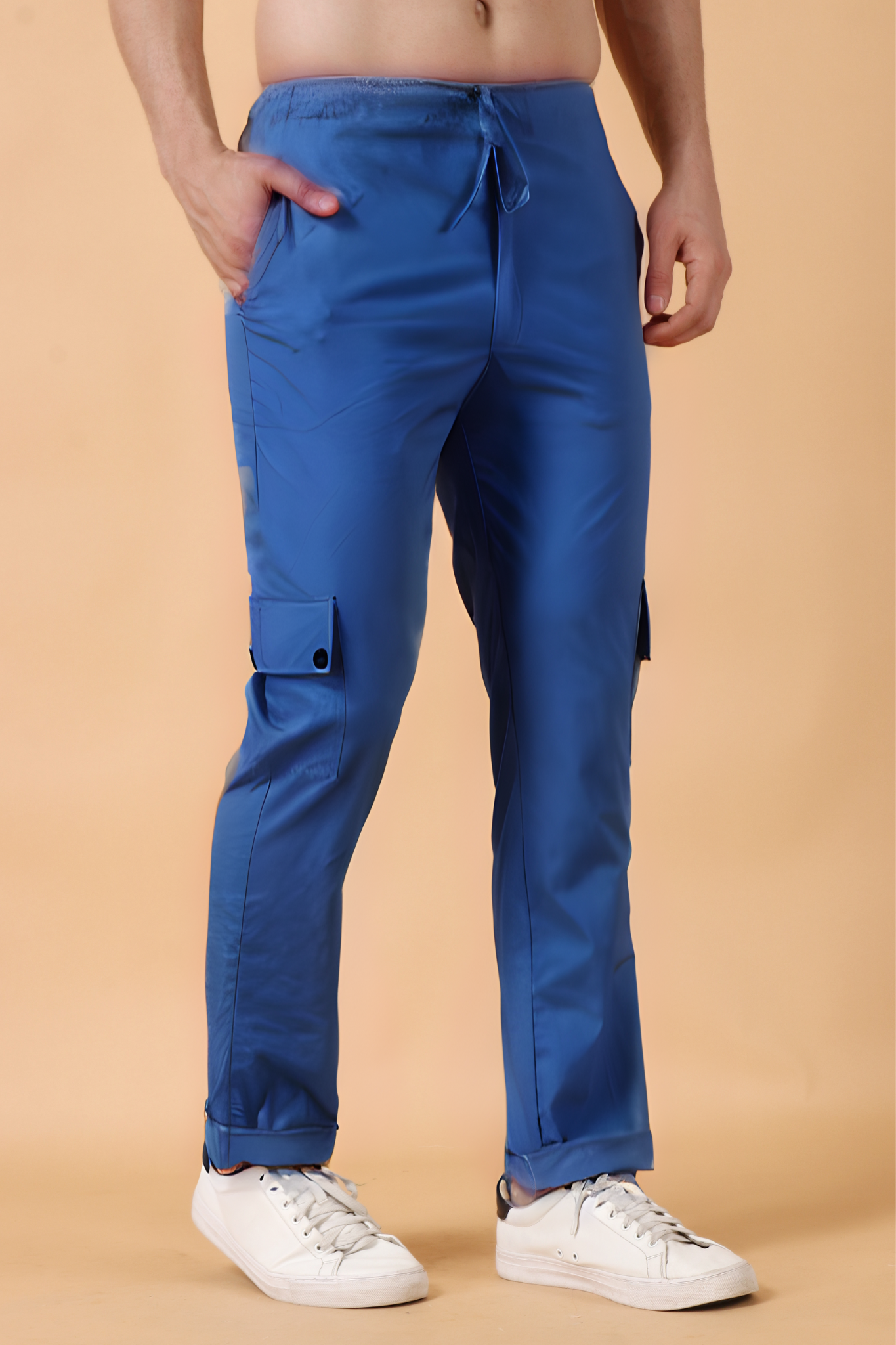 Mens Cotton Cargo Pants