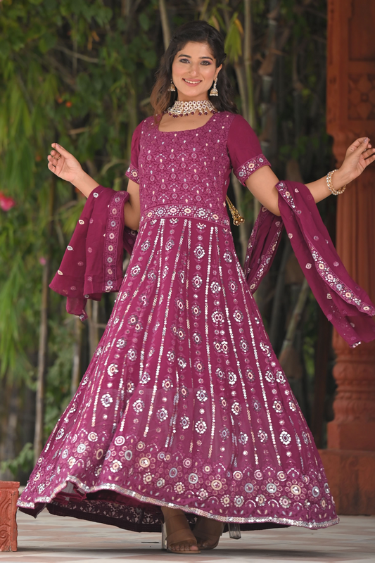 Party Wear Anarkali Dress