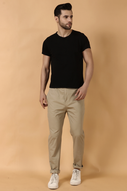 Dark Beige stretch Cargo