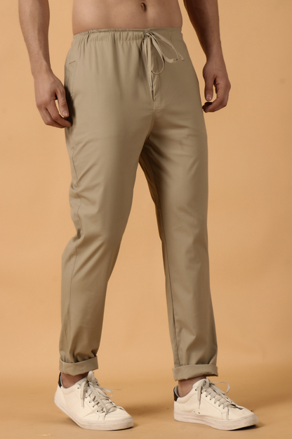 Dark Beige stretch Cargo