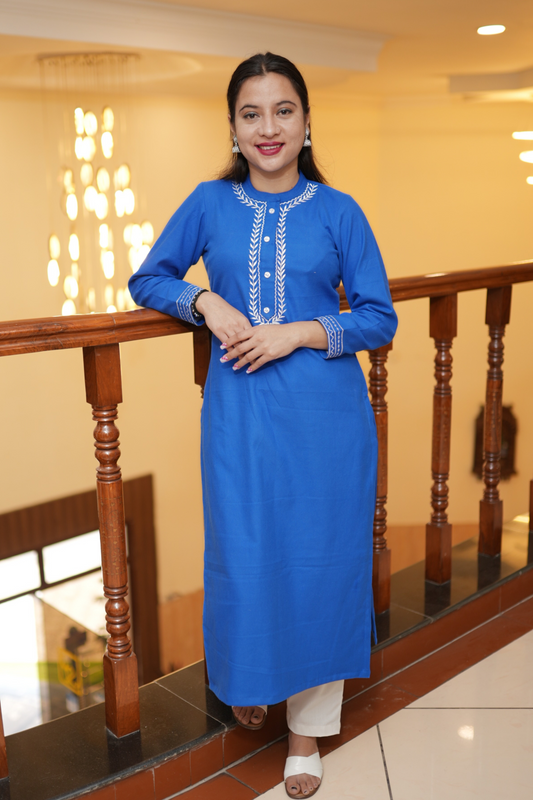 Woolen Kurti Set