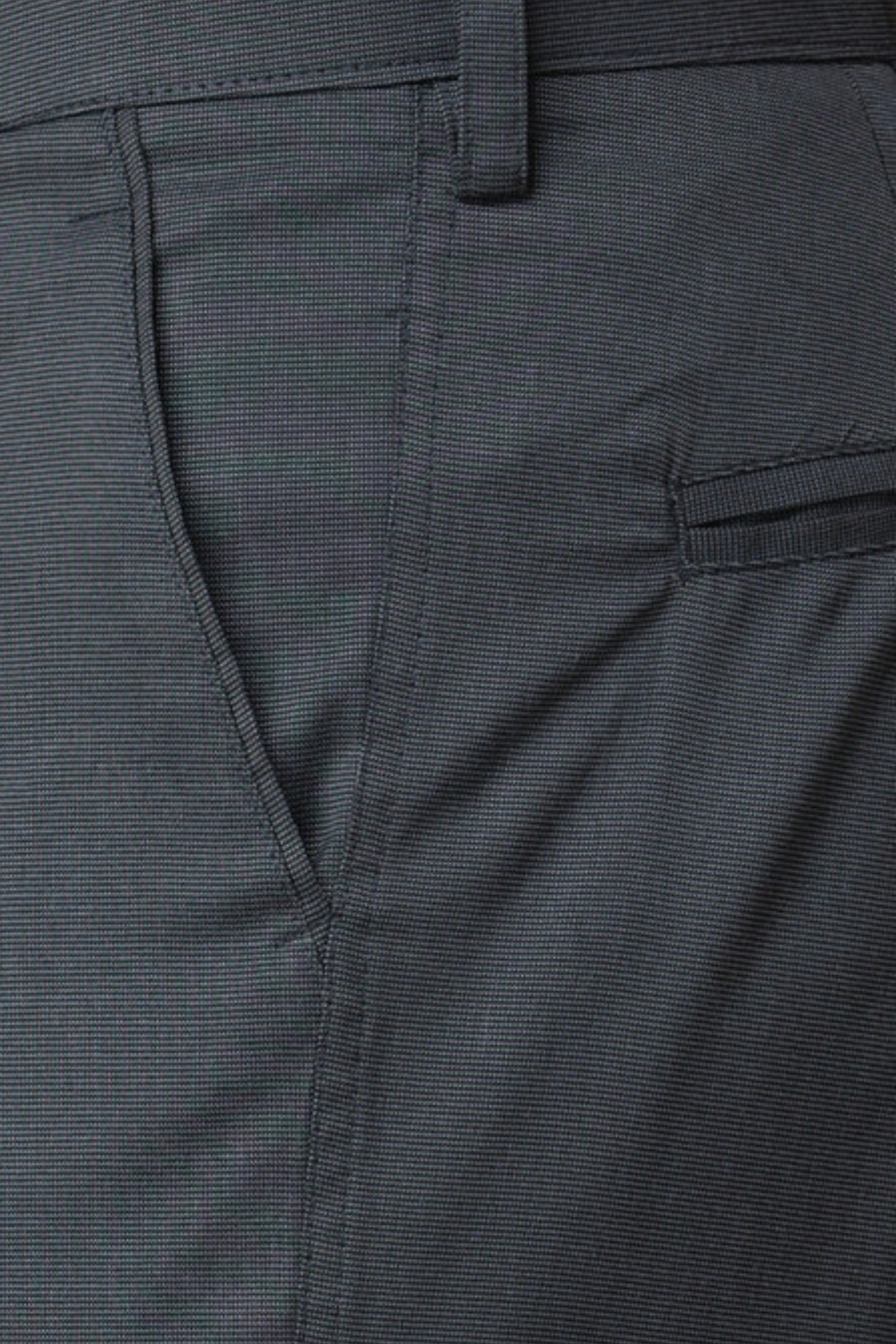 Buy Men's Poise Dark Grey Trousers Online | SNITCH