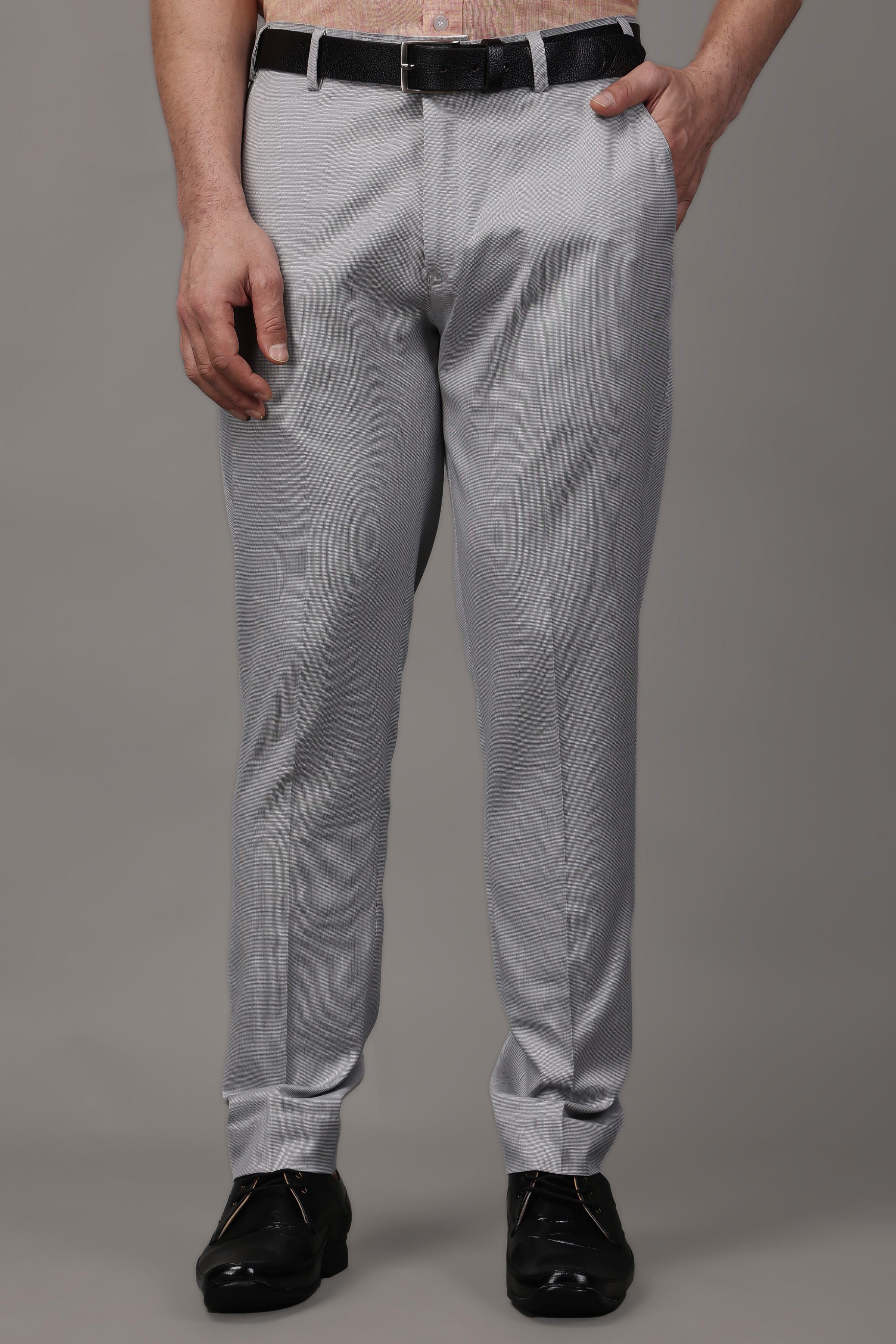 Quick Dry Wholesale Price Mens Solid Plain Grey Colour Formal Cotton Trouser  at Best Price in Hyderabad | Ykk Fashions