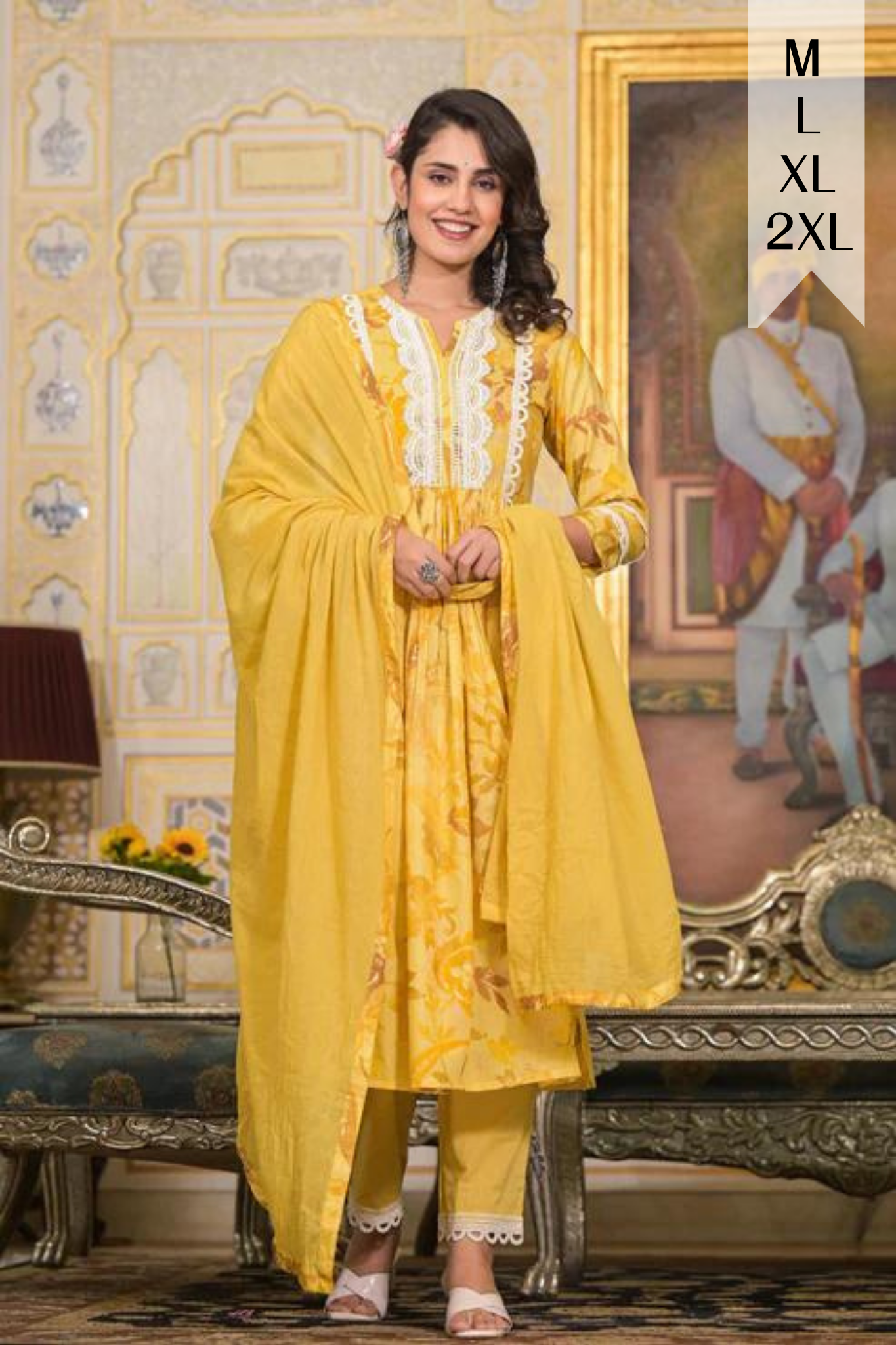 Sunshine Petals Nyra Anarkali Set