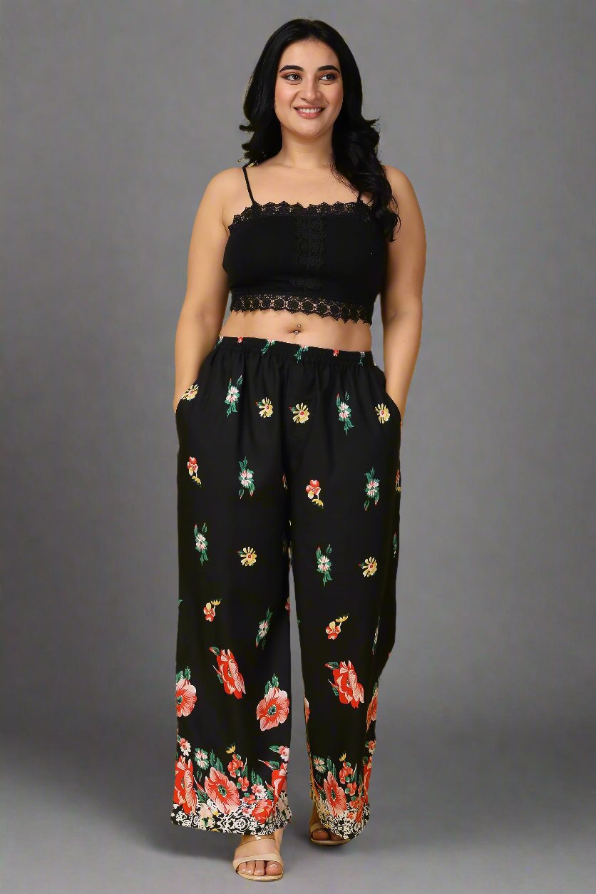 Buy Printed Palazzo Pants Plus Size Palazzo Pants Apella