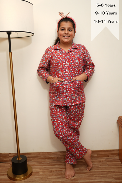 Christmas Cheer Woollen Night Suit