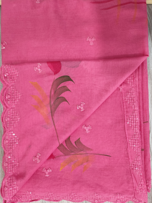 Pink Dupatta