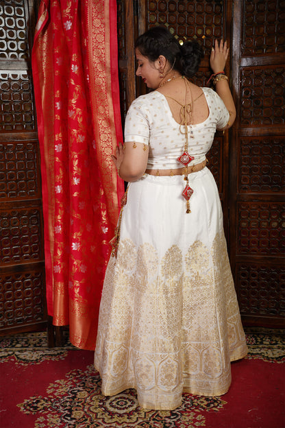 Ragini Jacquard Silk Lehenga