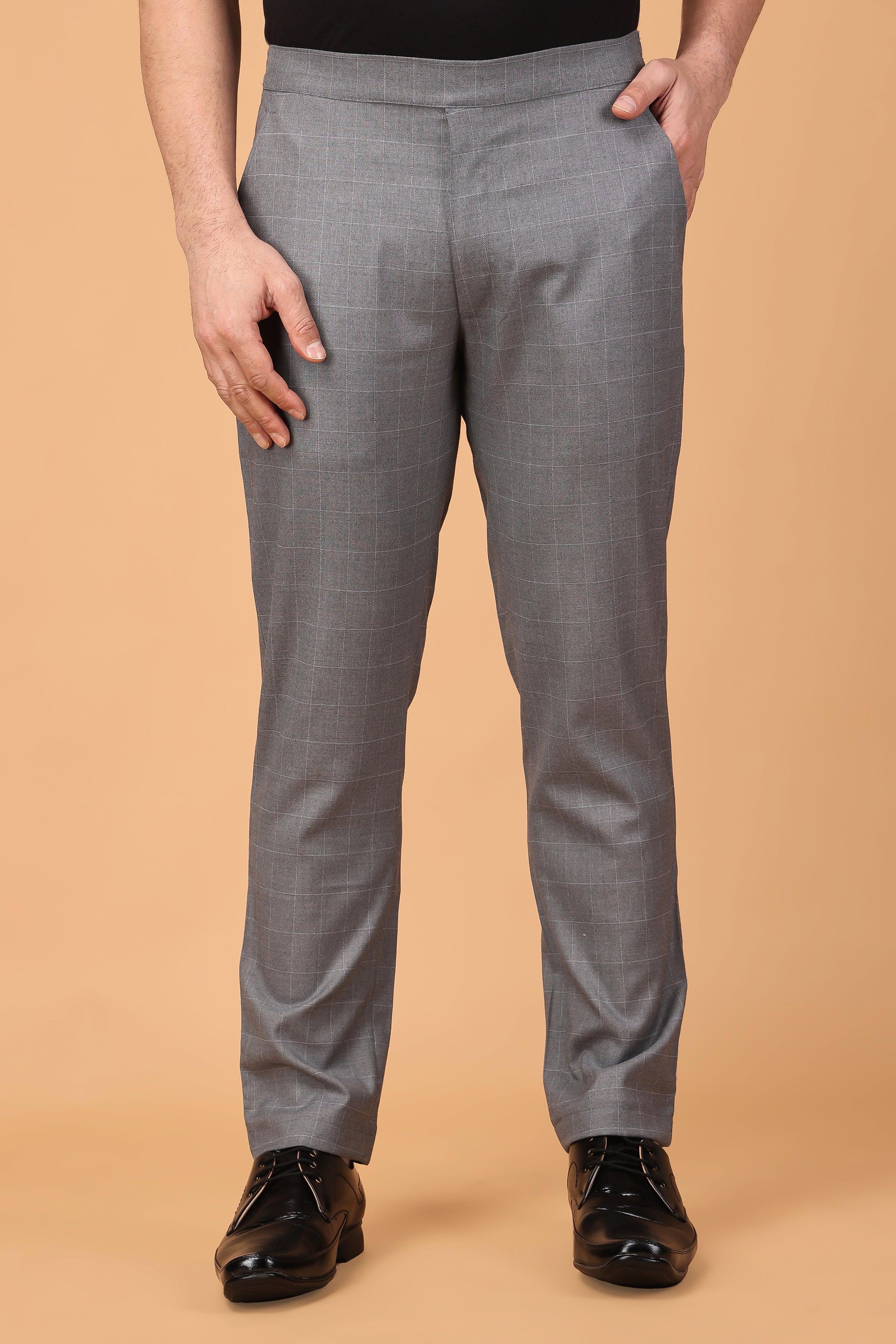 Buy Highlander Dark Beige Regular Fit Solid Plus Size Chinos for Men Online  at Rs.853 - Ketch