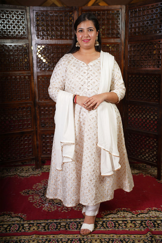 Silk Anarkali Suit