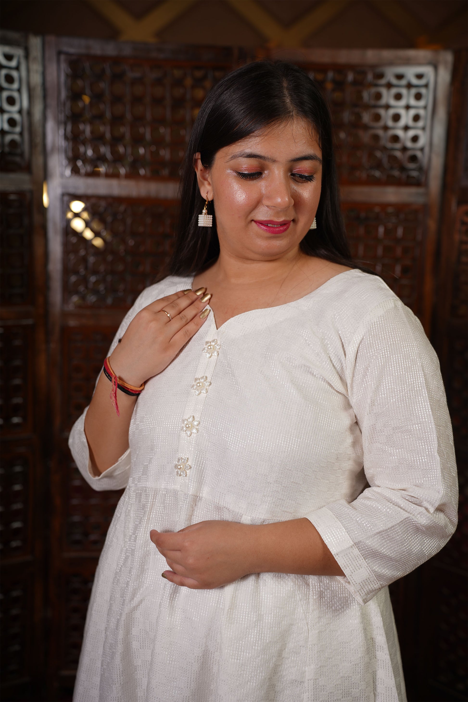 Anarkali Kurta Set With Dupatta