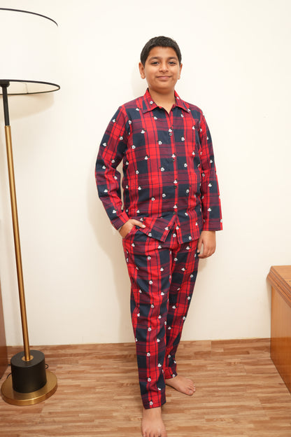 Winter Night Suit For Kids