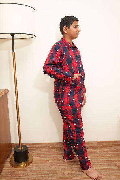 Winter Night Suit For Kids