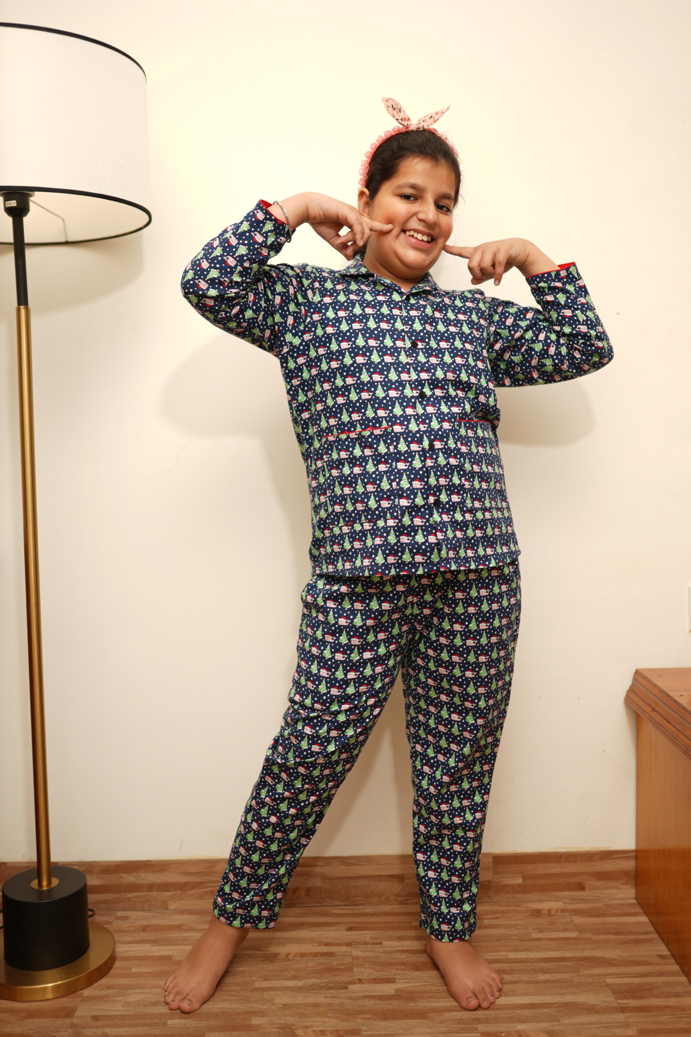 Winter Wonderland Woollen Night Suit Apella