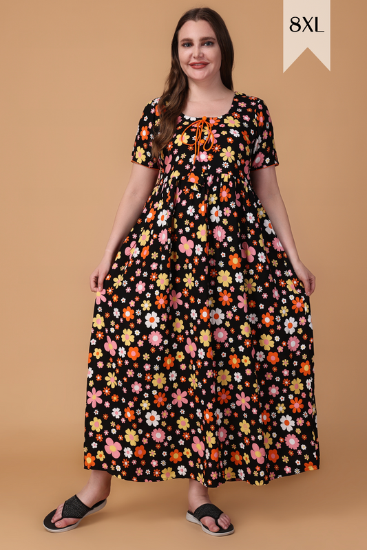 Fiesta Floral Rayon Night Gown