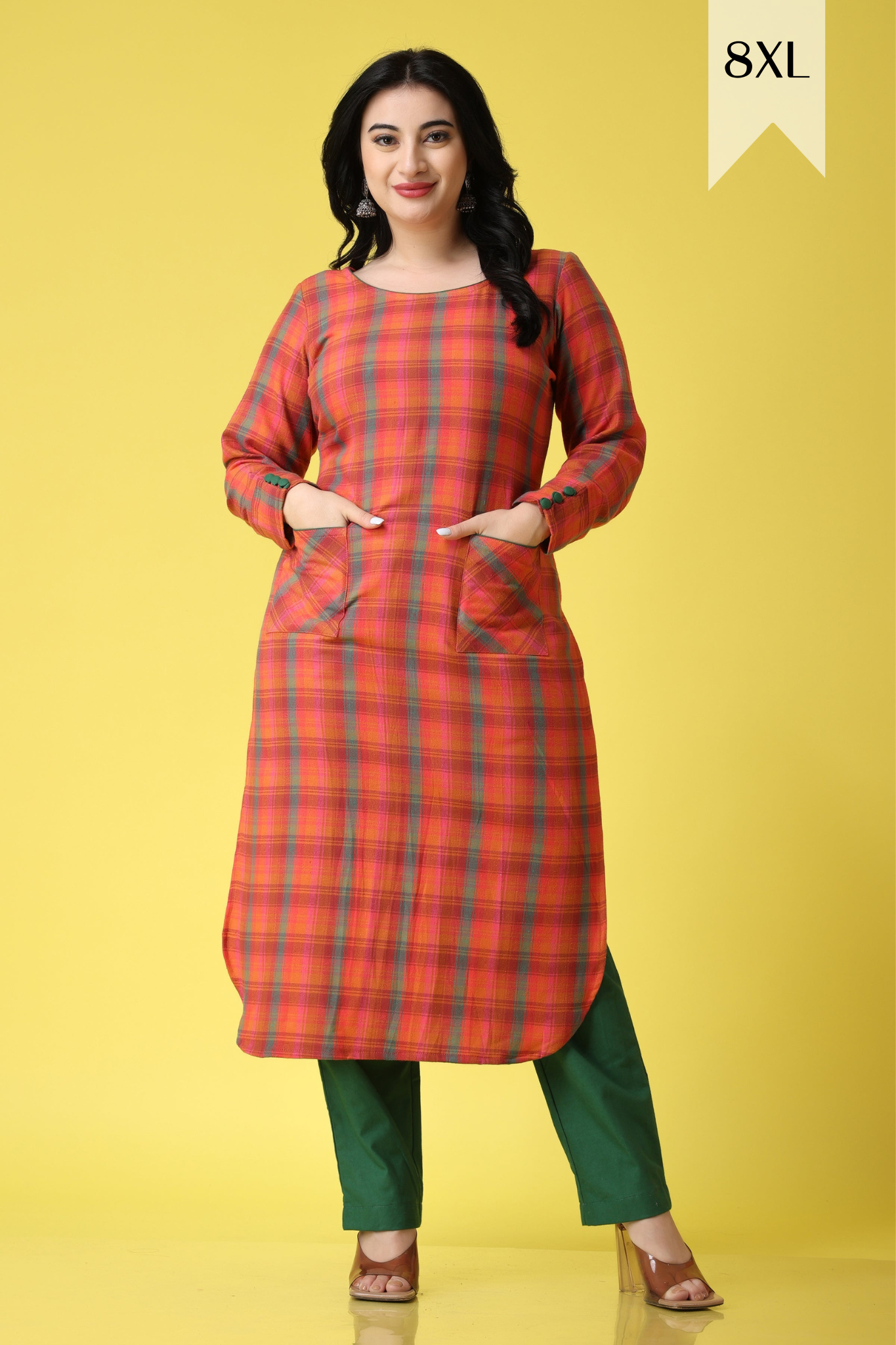 Sunset Time Woollen Kurta