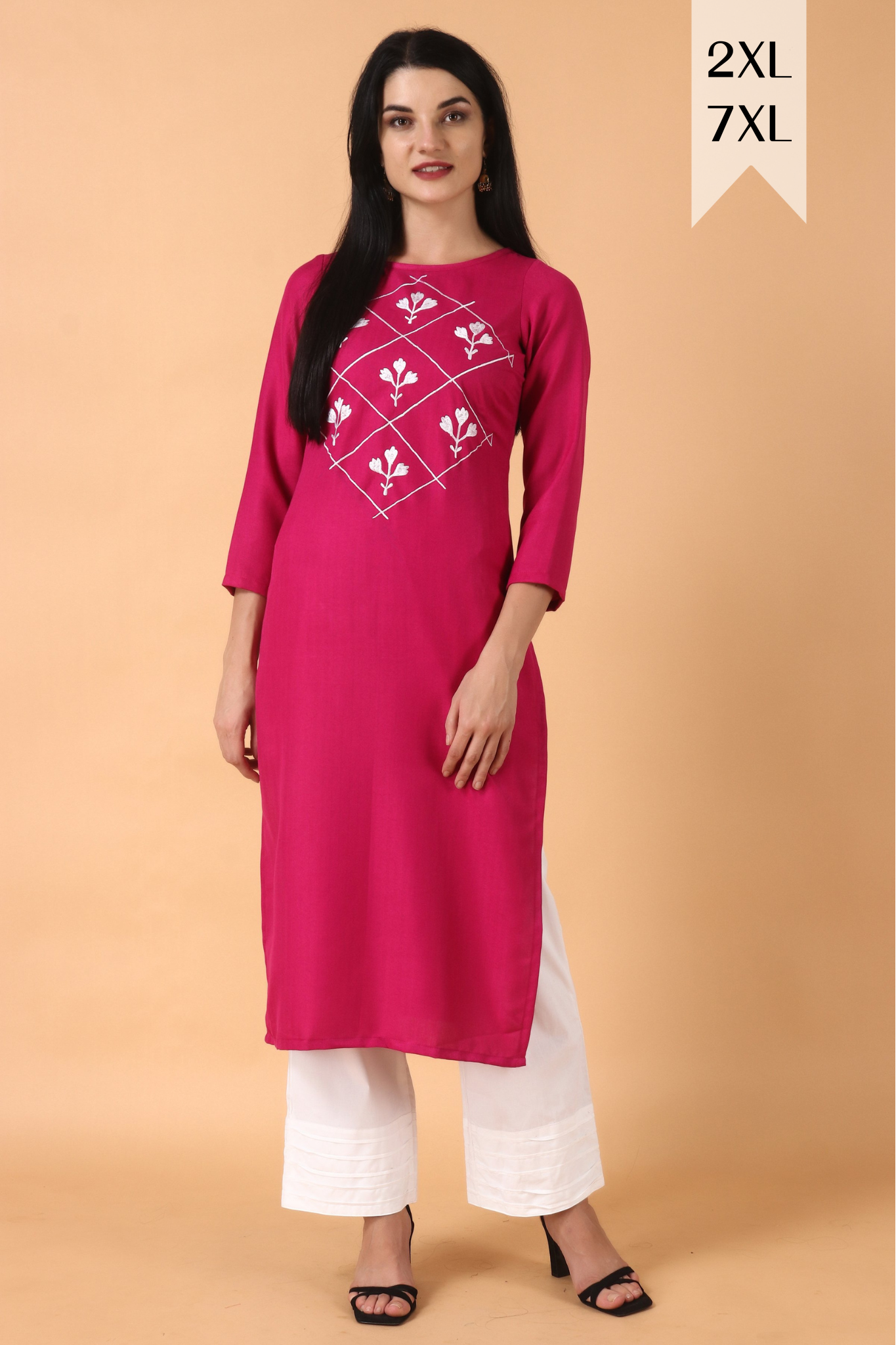 Pink Sniffle Woollen Kurta