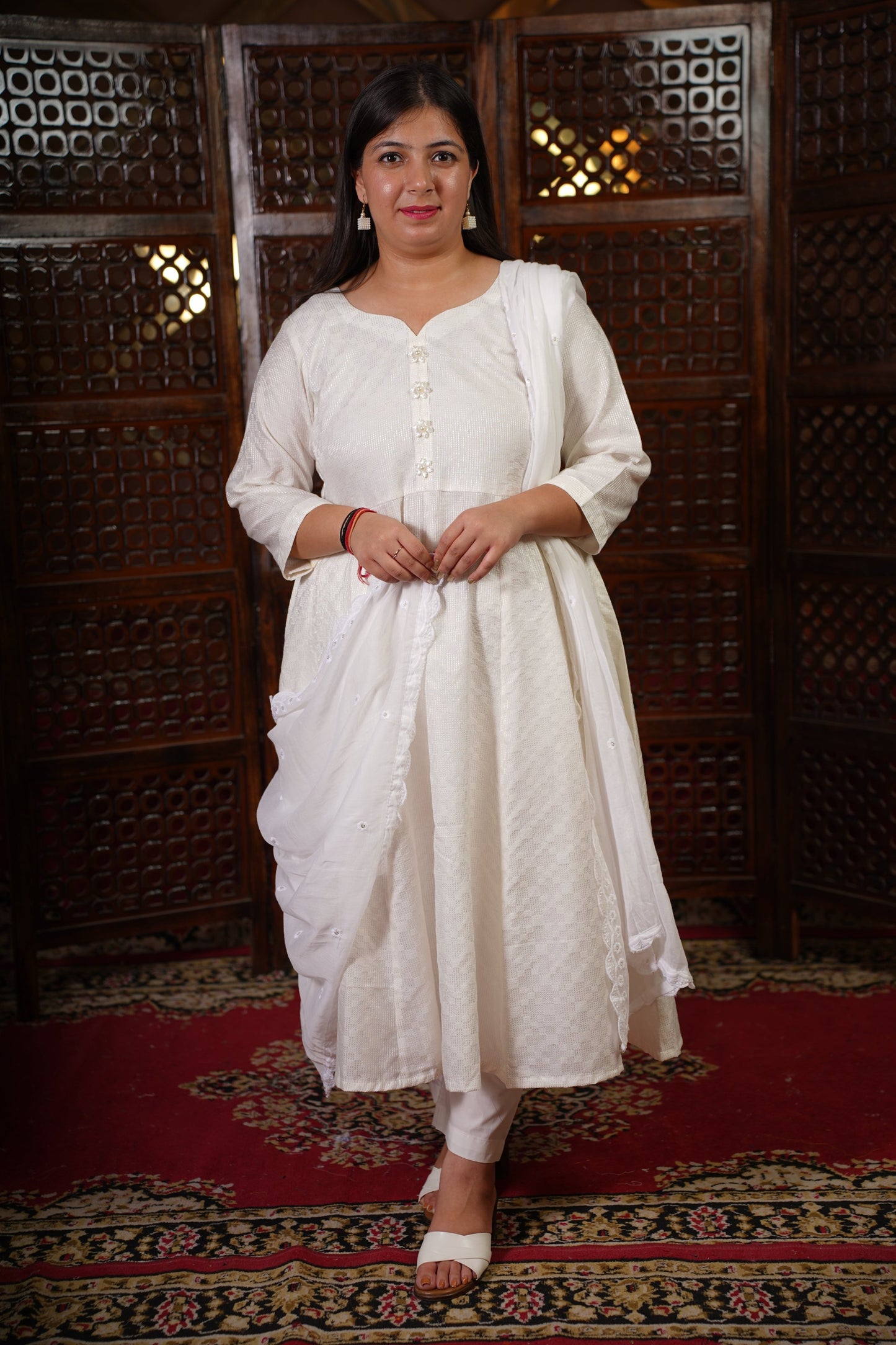 Anarkali Kurta Set With Dupatta