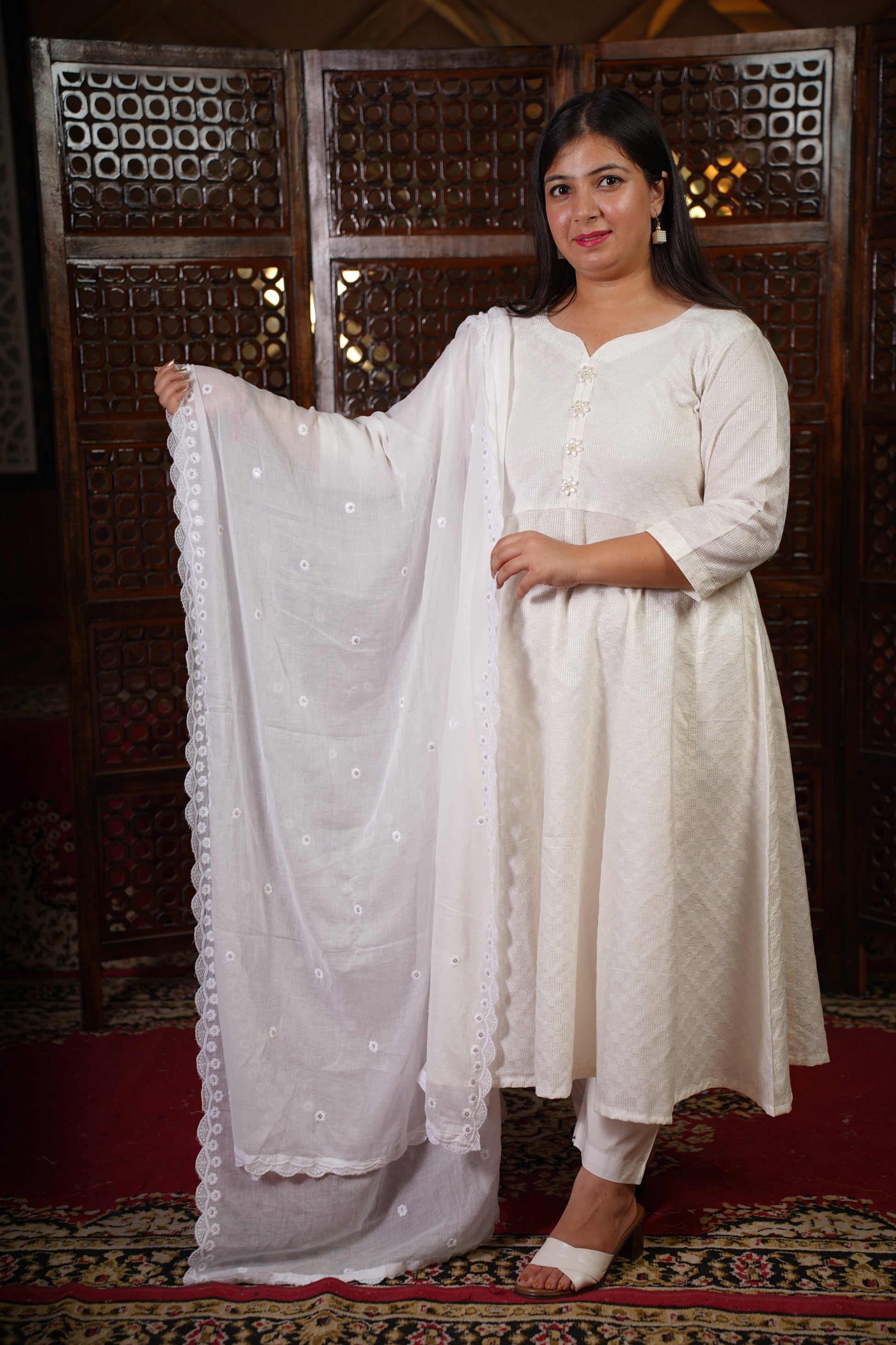 Anarkali Kurta Set With Dupatta