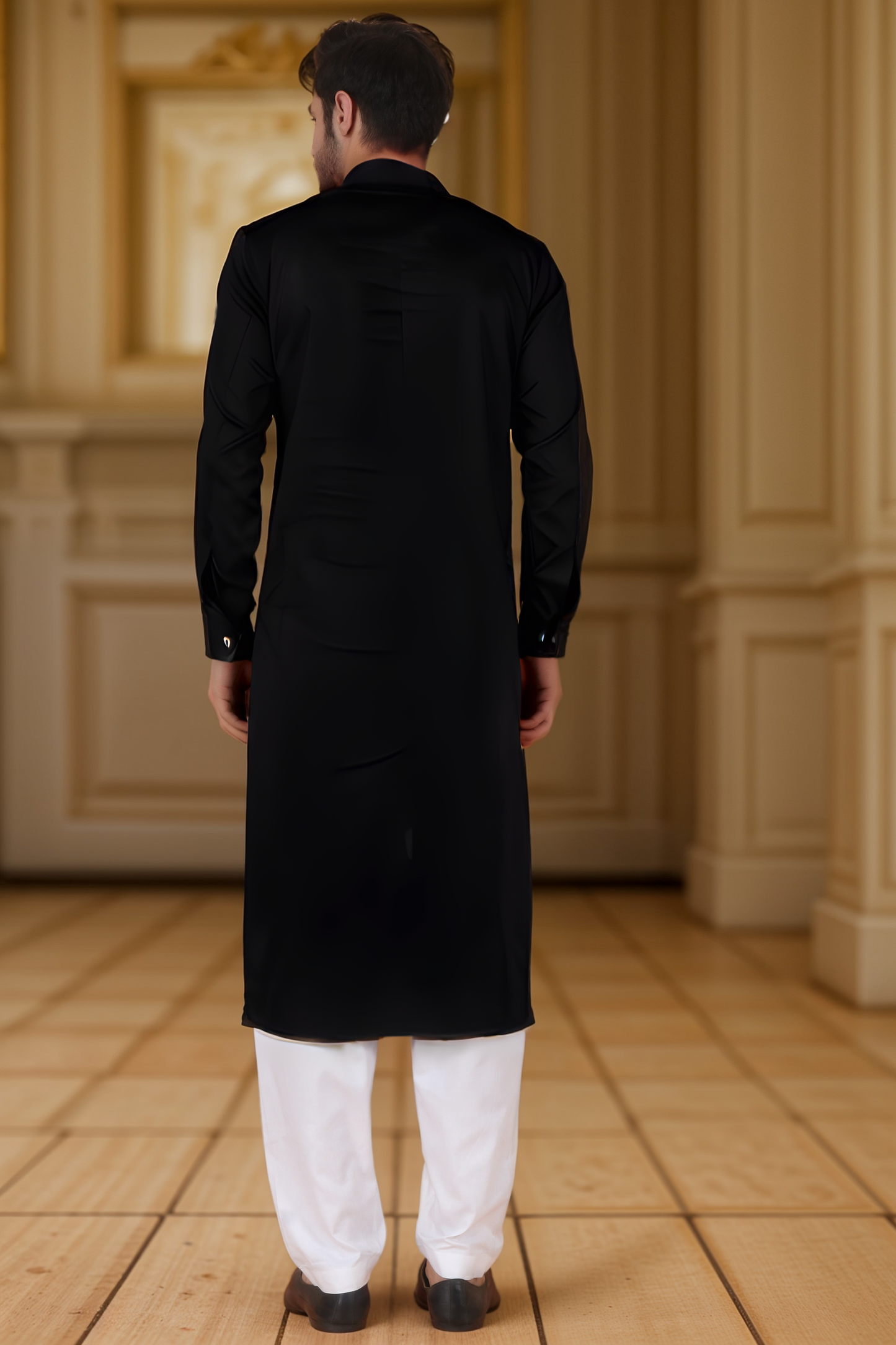 Embroidered Cotton Kurta Pajama