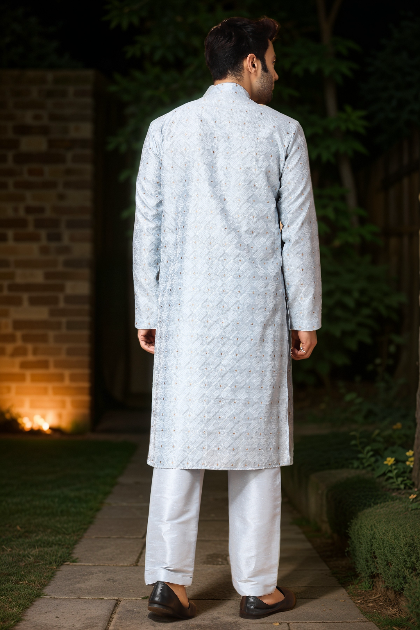 North Star Jacquard Kurta Pajama