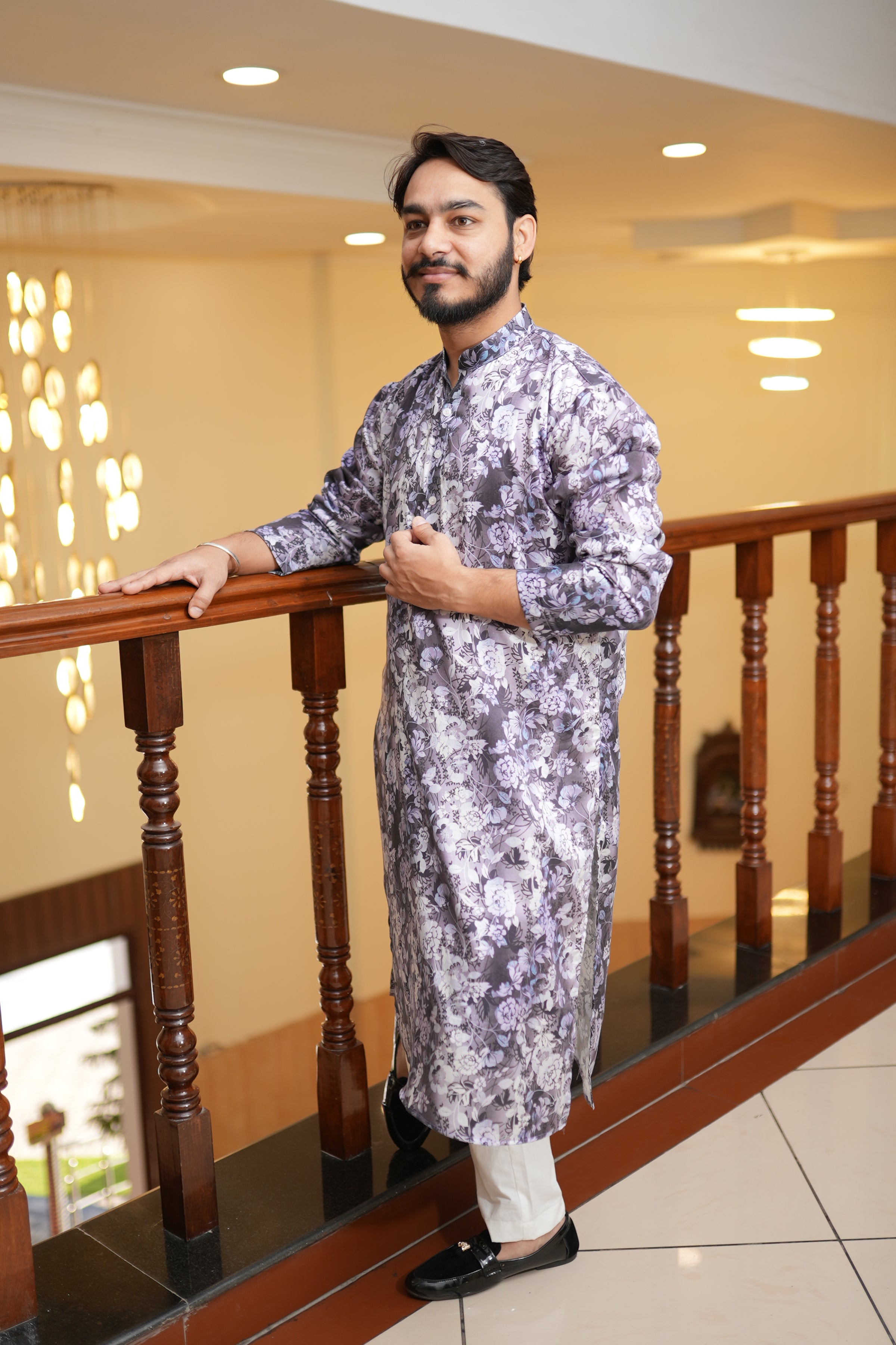 Printed discount kurta pajama