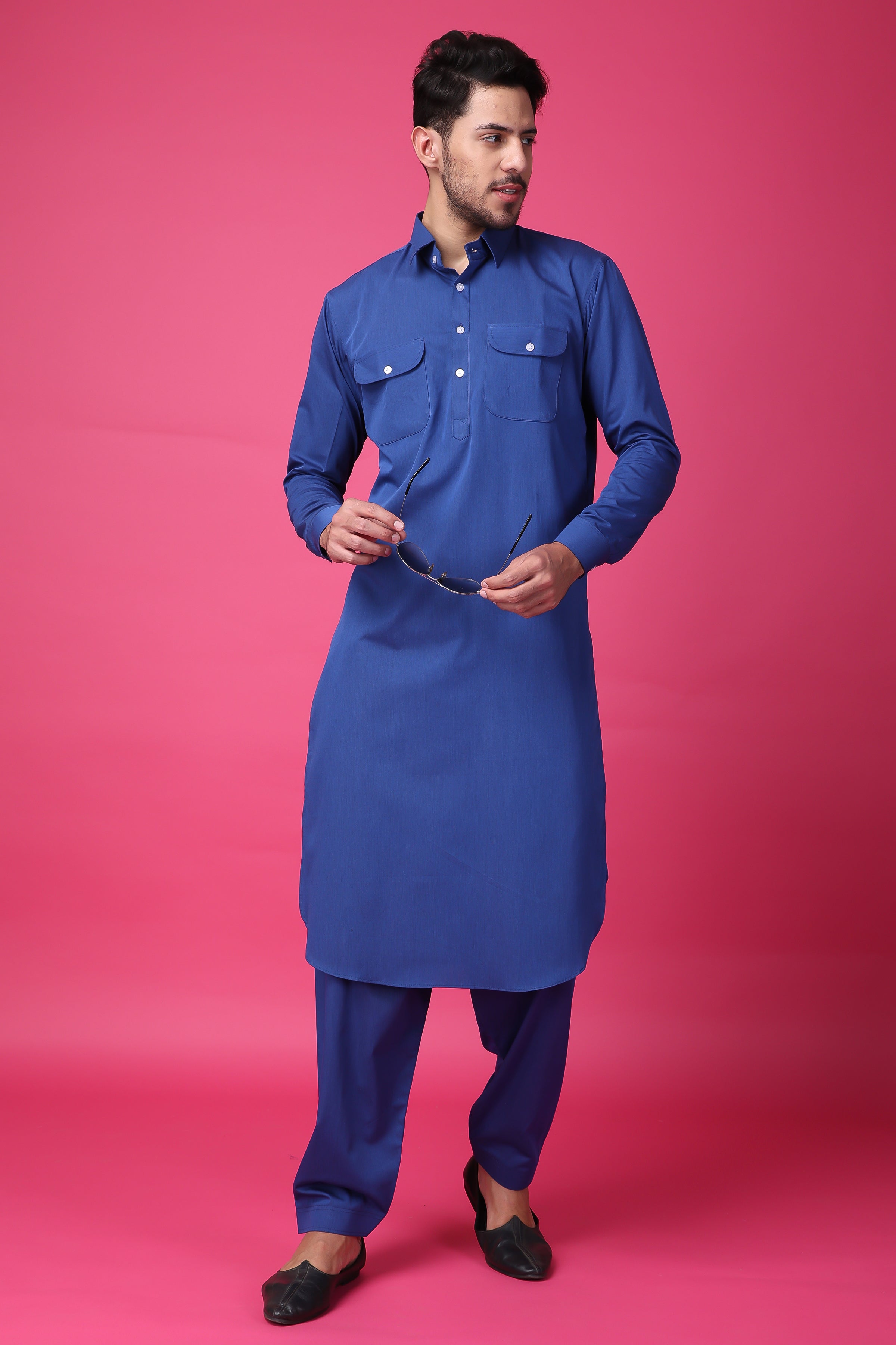 Royal discount blue pathani