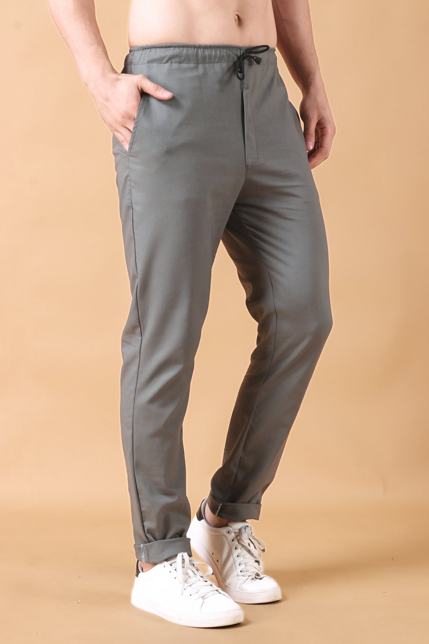 Grey Cargo Pants Mens