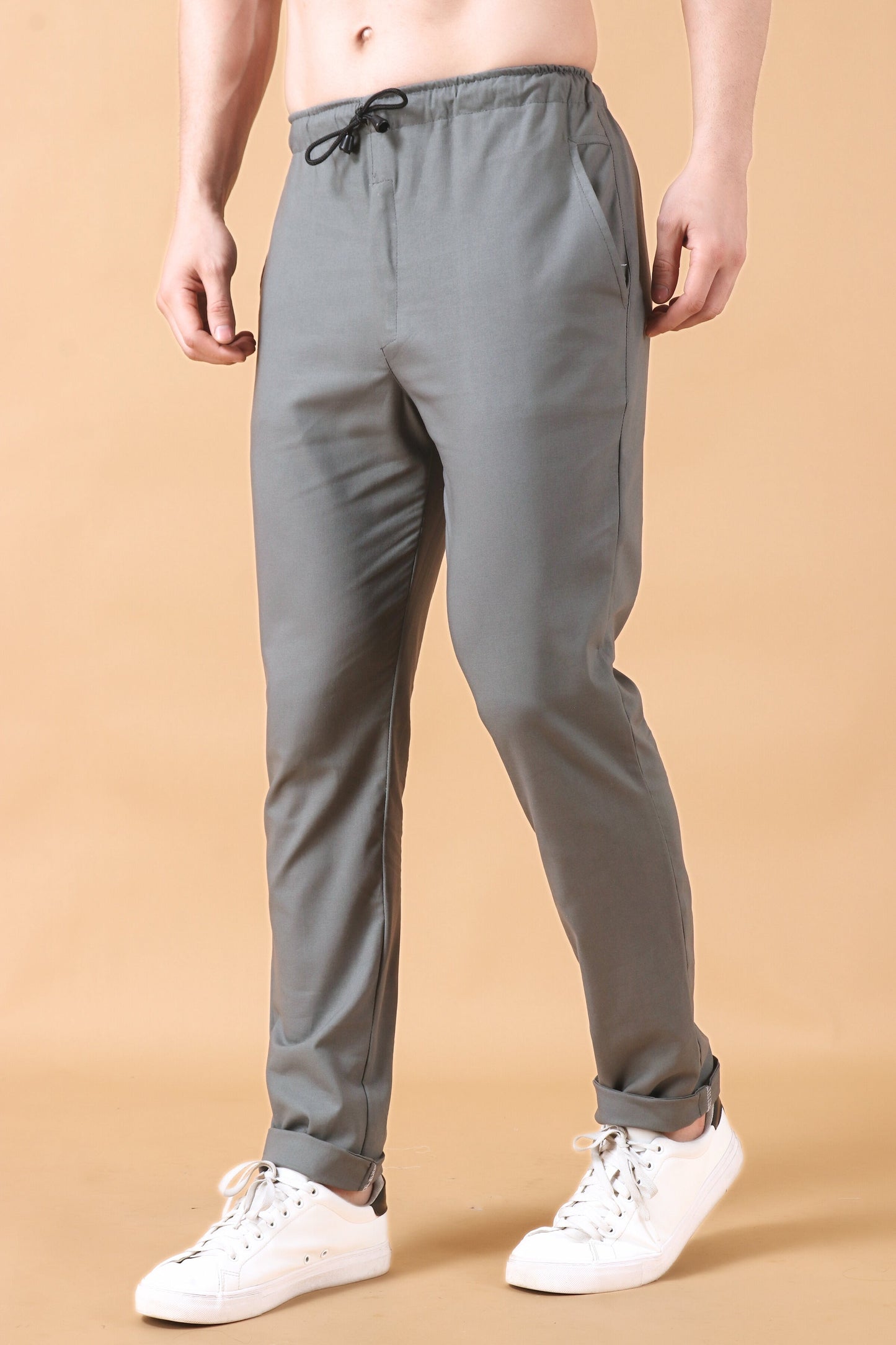 Grey Cargo Pants Mens