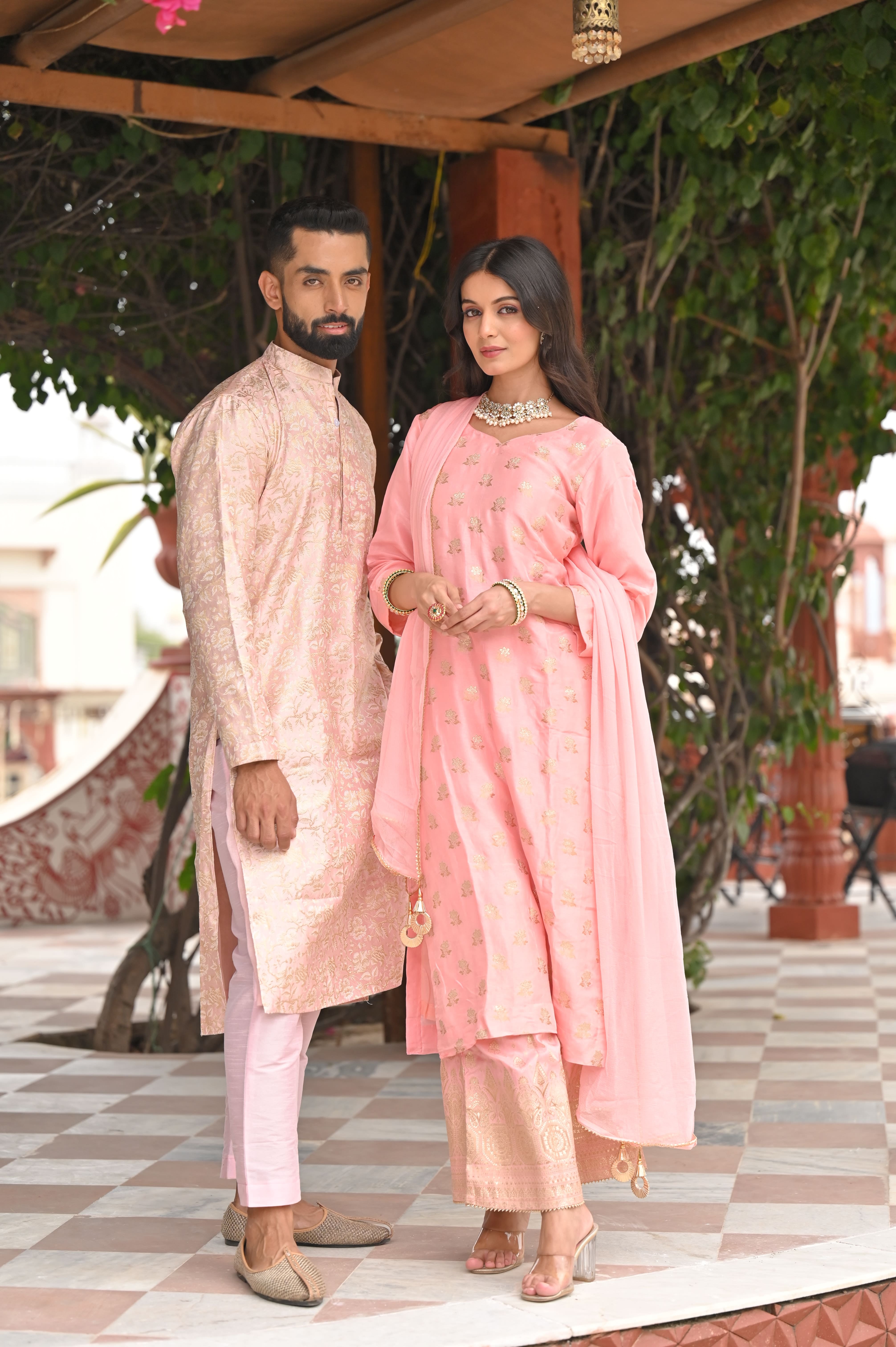 Kurta pajama pink colour sale