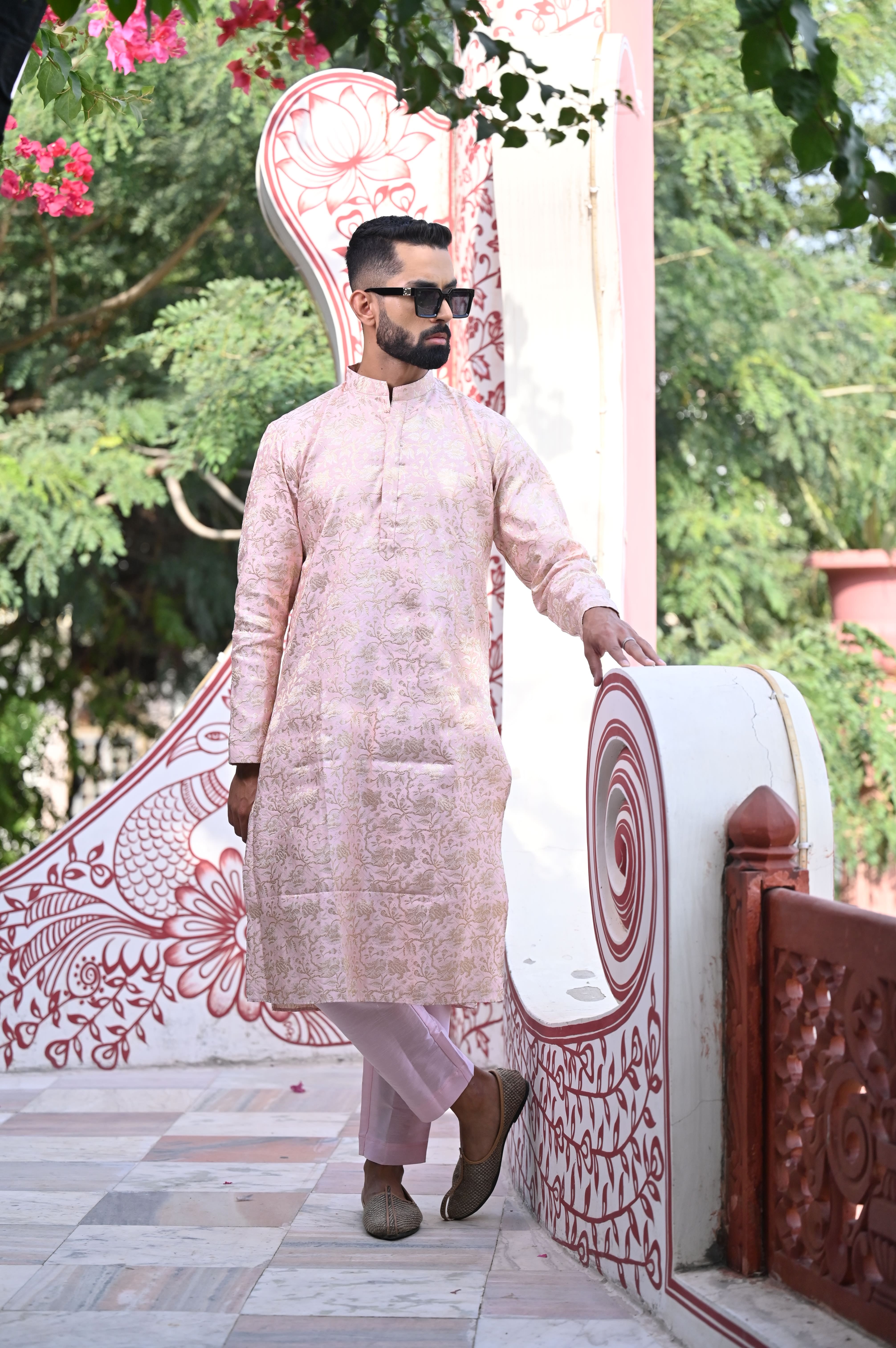 Pink Kurta Pajama for men / popular plus size available