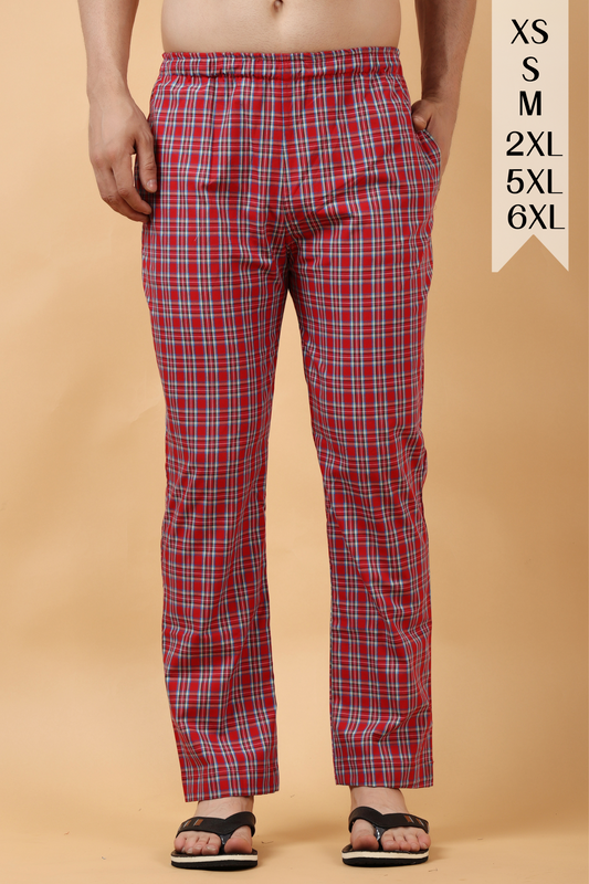 Red Currant Poplin Cotton Pajama