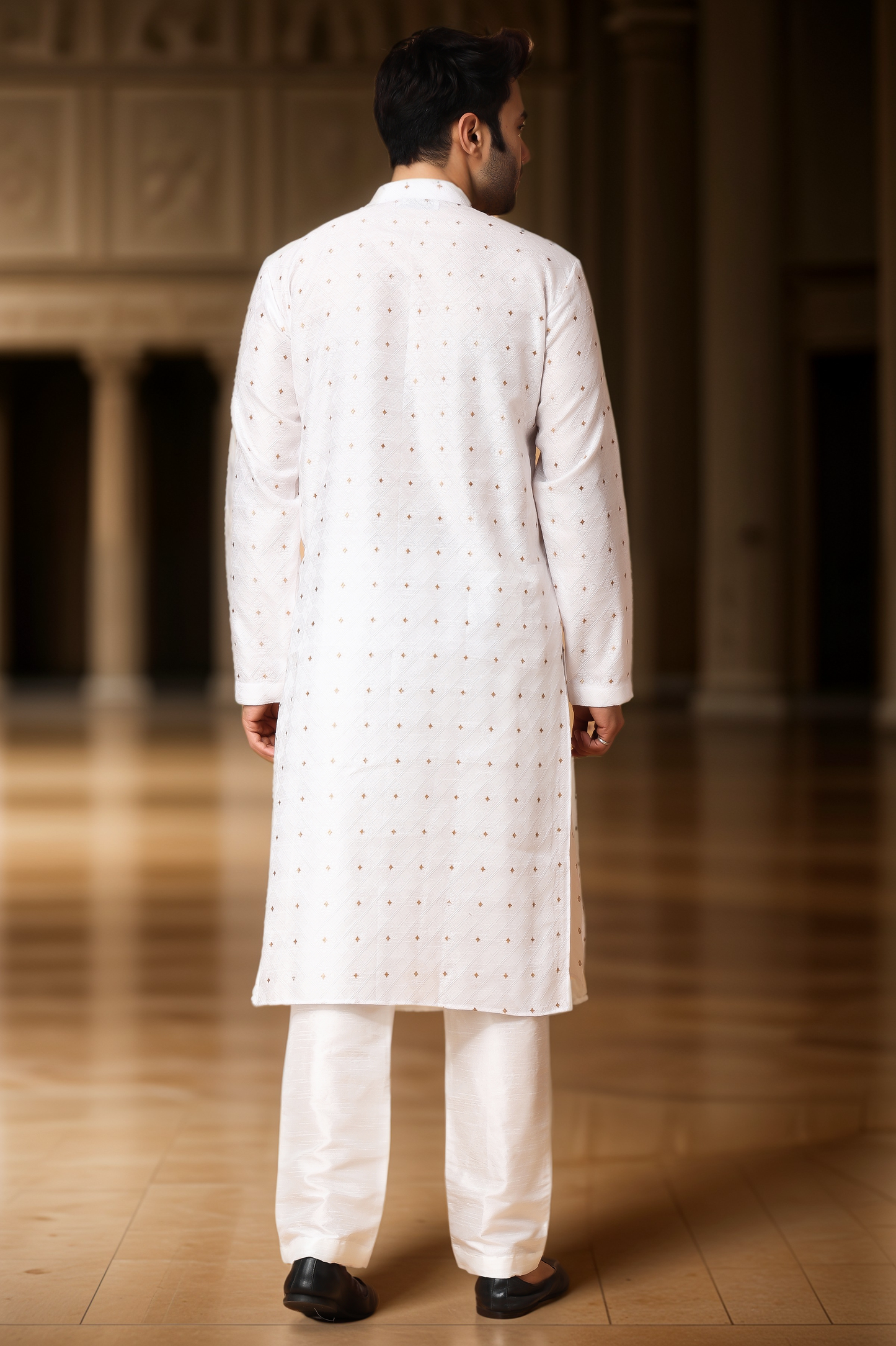 Opulent Jacquard Woven Kurta Pajama