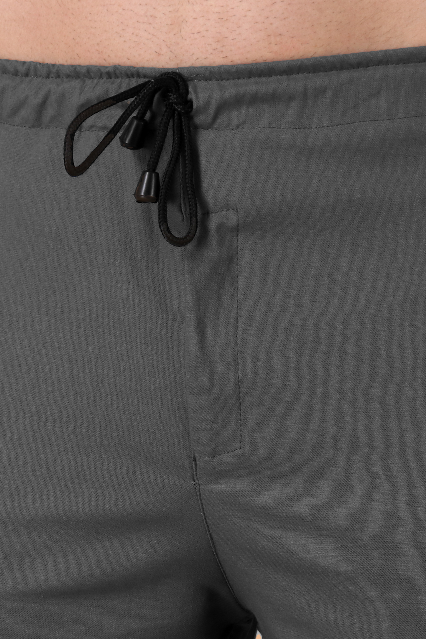 Dark Grey Stretch Cargo Pants