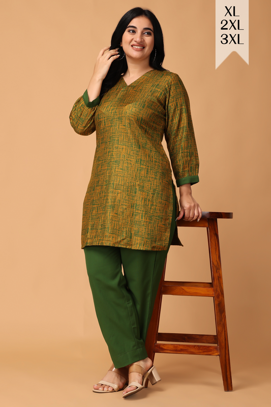 Sunset Serenade Woollen Short Kurta