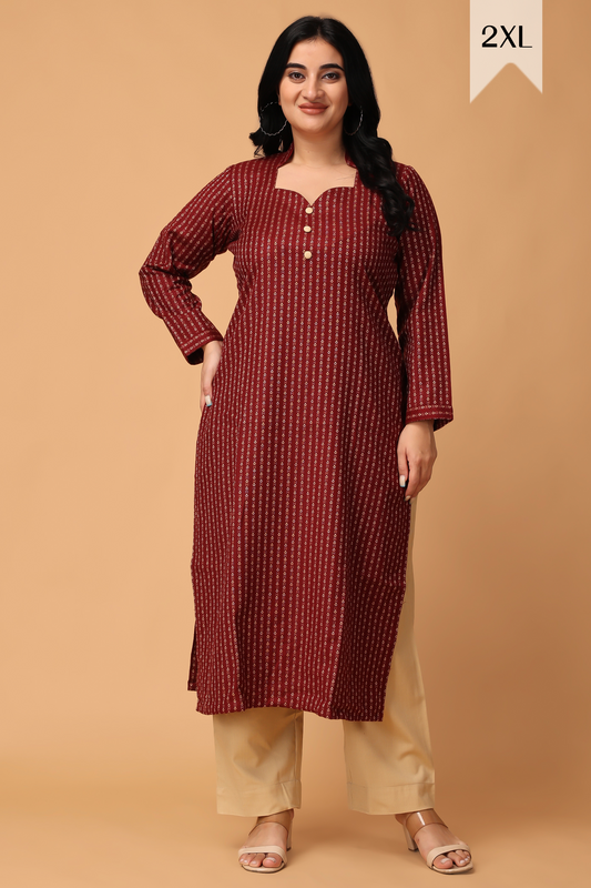 Furnace Flow Woollen Kurta Set