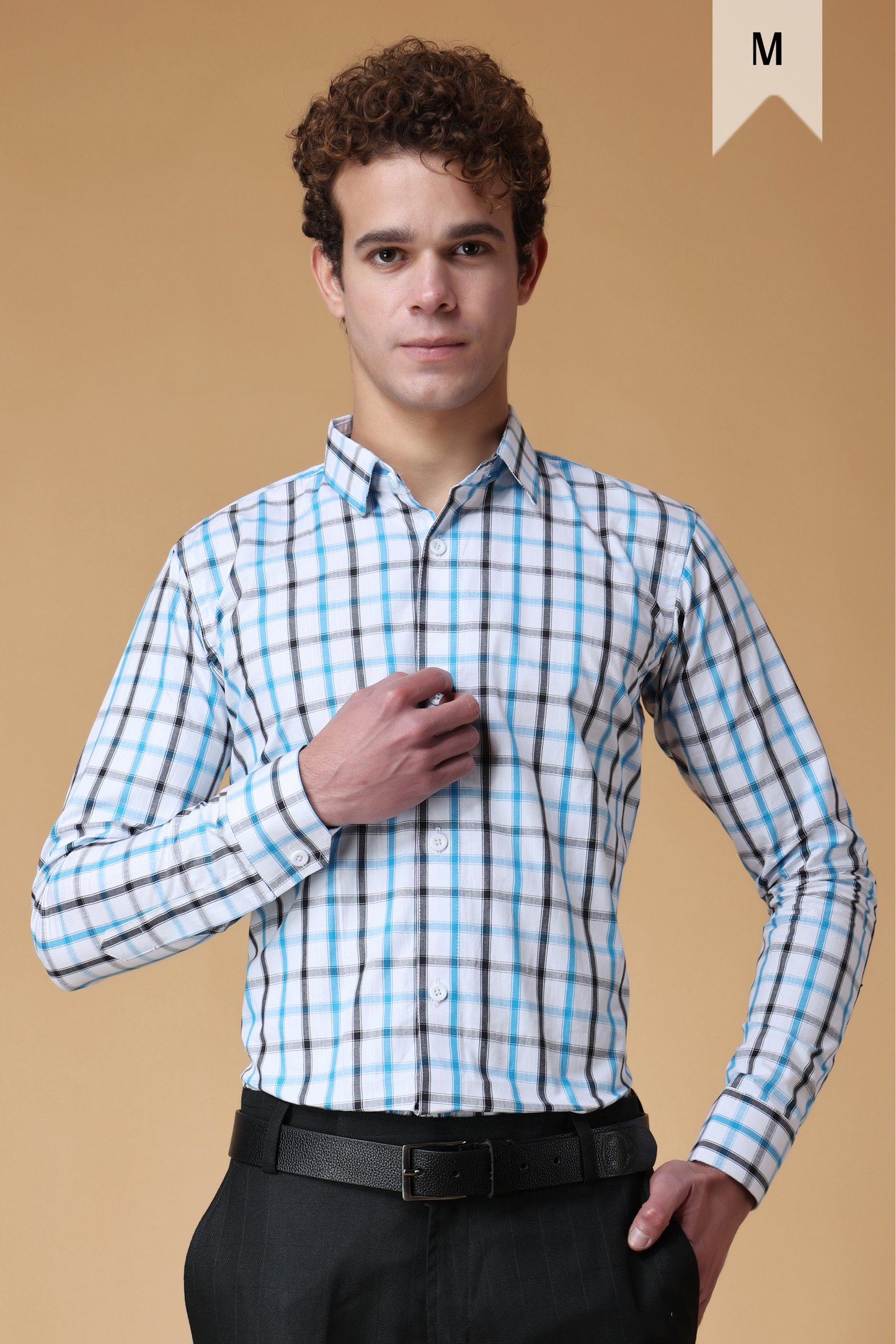 Duo Checkered Cotton Shirt