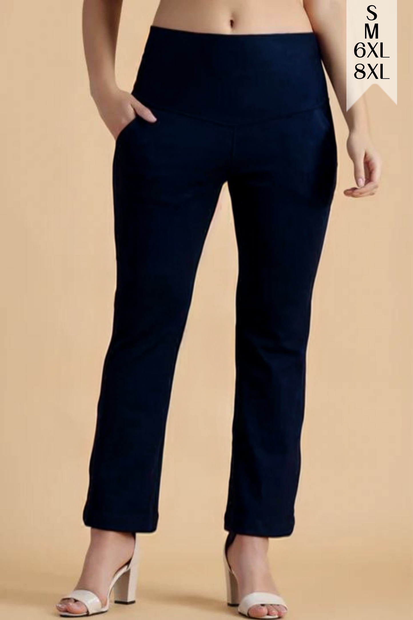 Navy Tummy Tucker Pants