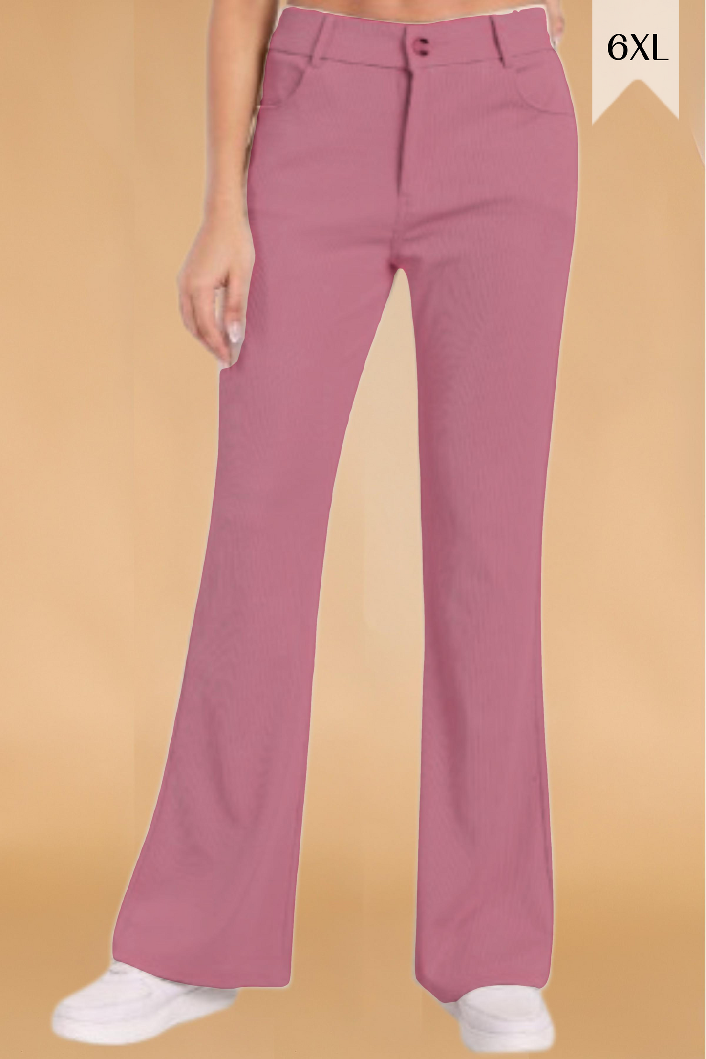 Pink Corduroy Bell Bottom