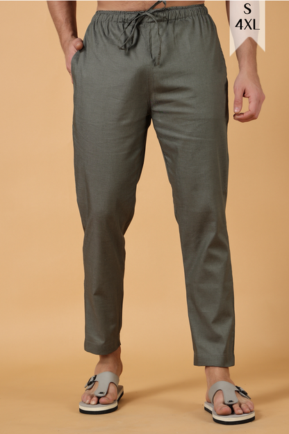 Misty Green Cotton Pajama Pant