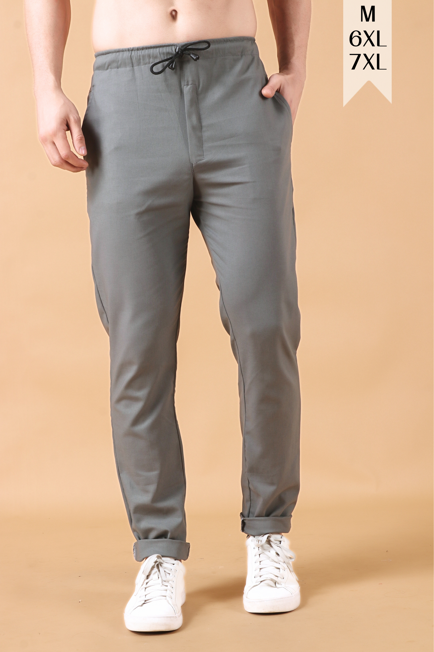 Grey Cotton Cargo