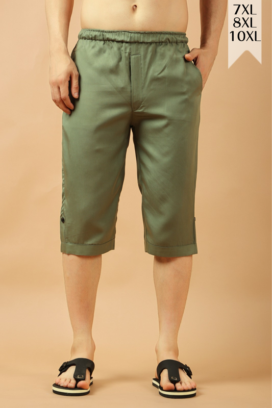 Light Green Tencel Capri